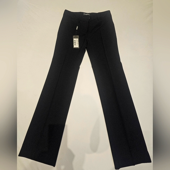 Dolce & Gabbana, Low rise Straight leg Wool Trouser Pants (Italian Size 40/US 4) - Picture 4 of 16